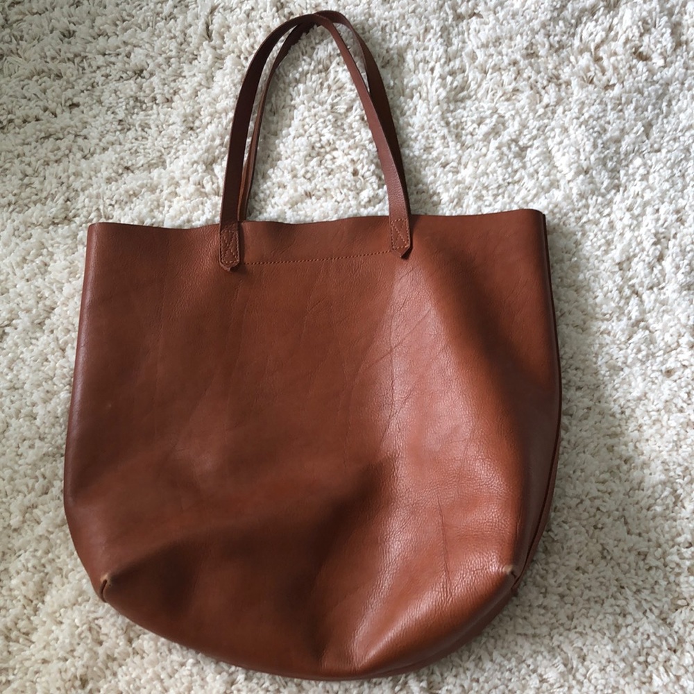 Madewell the transport leather tote